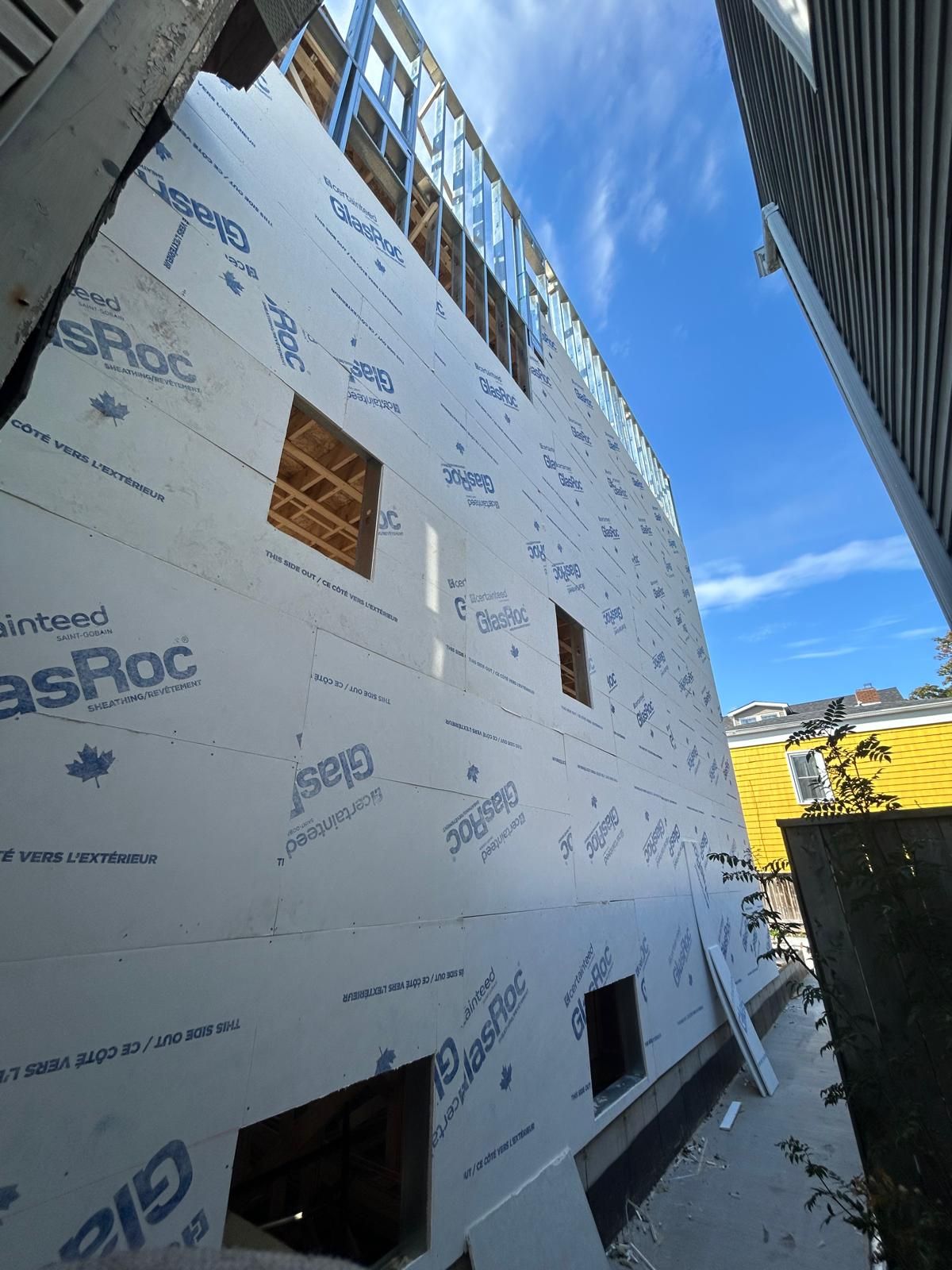 Exterior Steel Stud Framing - Multi-Story