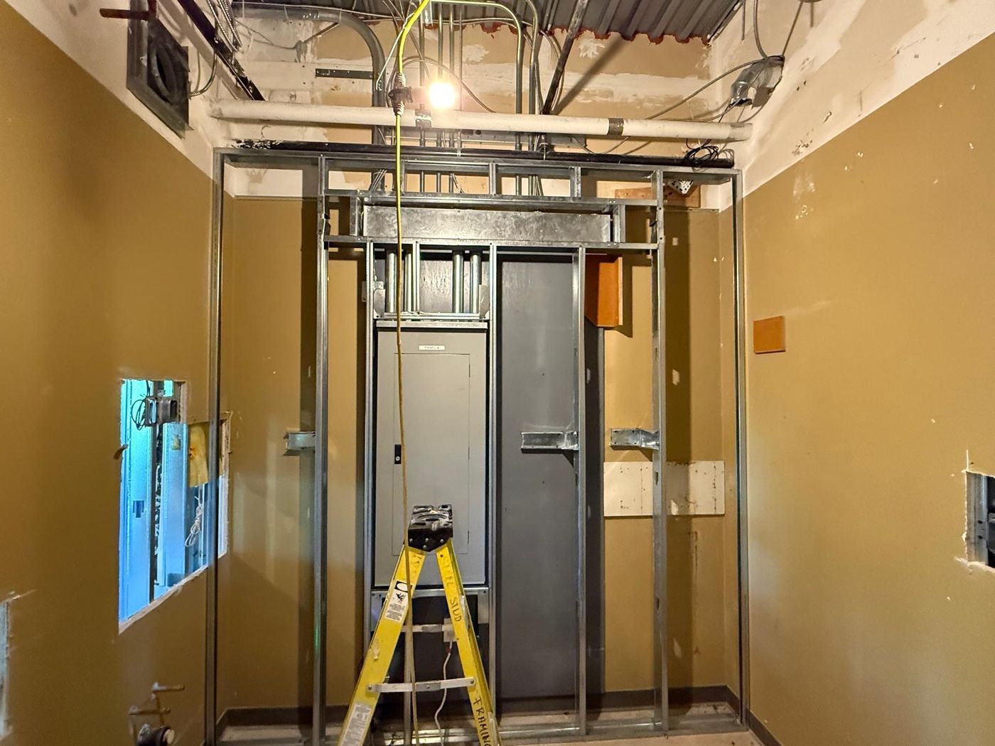 Electrical Panel Framing Support
