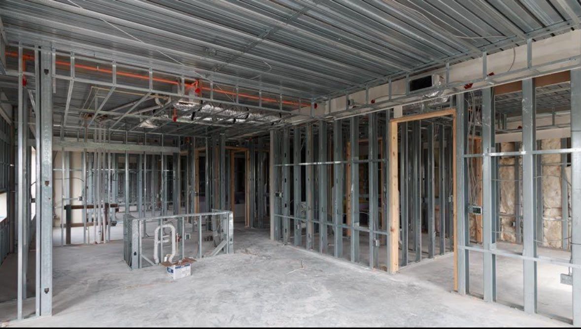 Open-Concept Commercial Framing